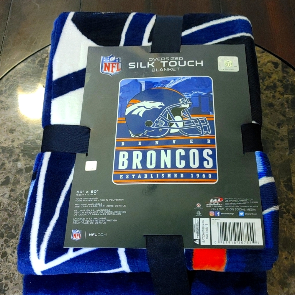 Denver Broncos Silk Touch 60x80 Blanket